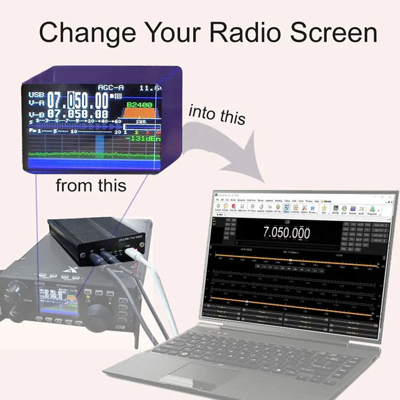 U5 LINK Radio Connector FT8 Compatible With Xiegu G90 G90S Dedicated Pass-throug
