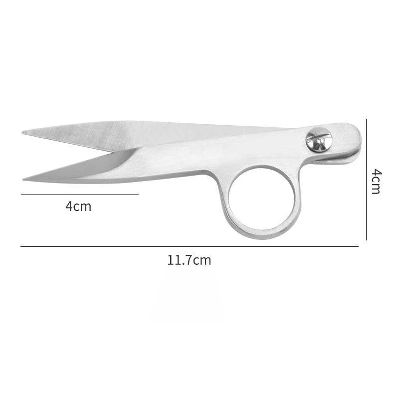 Sewing Scissors Professional Stainless Steel Fabric Thread Embroidery Scissors Ceramic Blades Yarn Shears Multi-Purpose