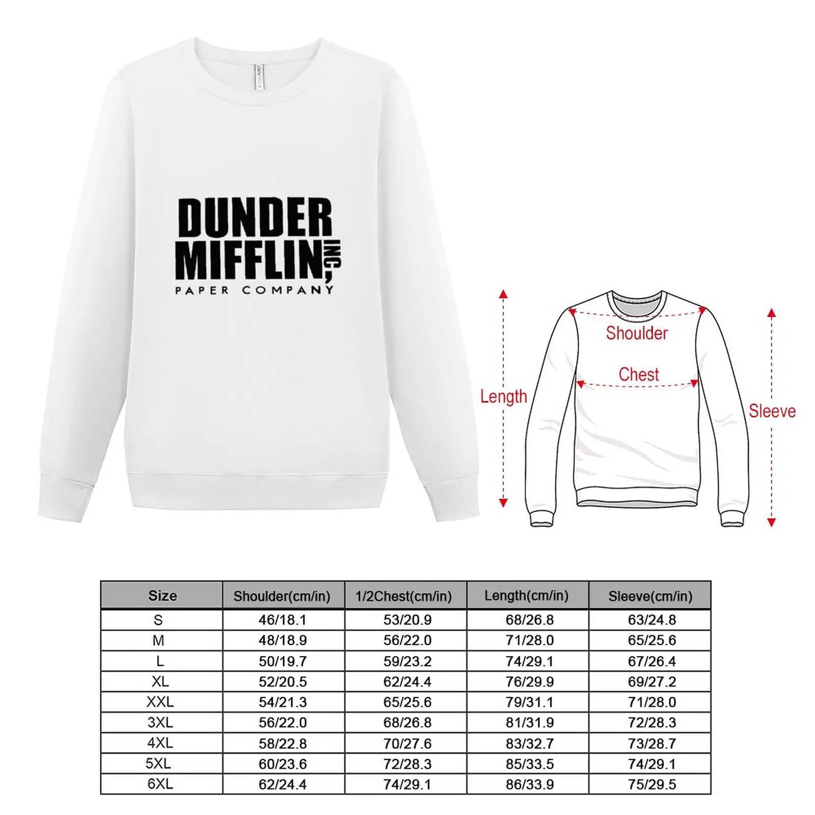 New The Office - Dunder Mifflin, Inc. Sweatshirt autumn new products men's sweat-shirt streetwear men sweatshirts men