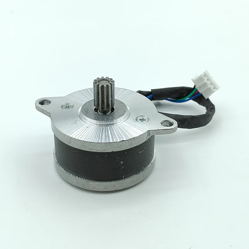 0.9 Degree Mini 36MM Round Thin Stepper Motor 2-Phase 4-Wire Stepping Motor Ball Bearing 12 Teeth Gear DIY CNC 3D Printer