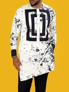 Kabiru Long Sleeve Kaftan Outfit