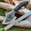 Stainless Steel Survival Hunting Tomahawk Ax - Lightweight Camping Hand Fire Ax with Paracord Handle and Nylon Sheath 4