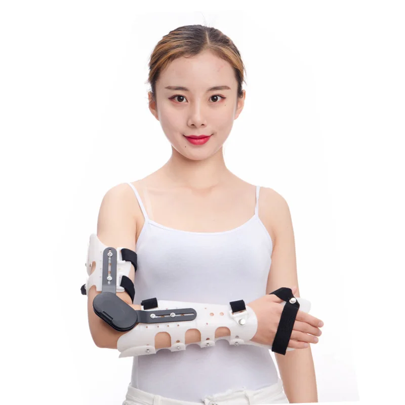 의료용 조정 가능한 팔꿈치 관절 고정 버팀대, 교정 보조기, 활동 제한, 팔 골절 보호대