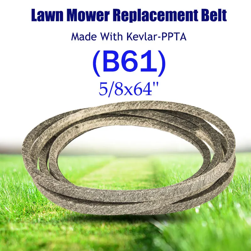 

V-BELT for Lawn Mower Accessories for Vehicles 5/8"x64" Made with Kevlar FOR J/ohn Deere TCU34214 71460064 B61