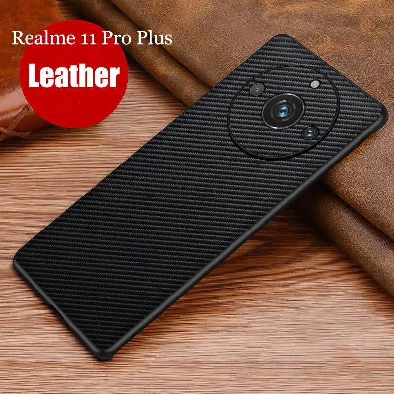 

For OPPO Realme 11 Pro Plus 5G Carbon Fiber Shockproof Phone Case For Realme 10 Pro Plus Ultra Slim Phone Cover For Realme 10 5G