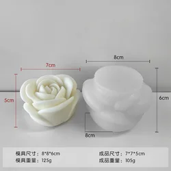 Elegant 3D Peony Silicone Mold for Artistic Creations and Gifts (Large)