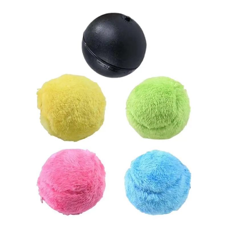 

Active Rolling Ball For Dogs Dog Plush Pet Toy Ball Electric Rolling Set Bite Resistant Interactive Toys Automatic Moving Ball