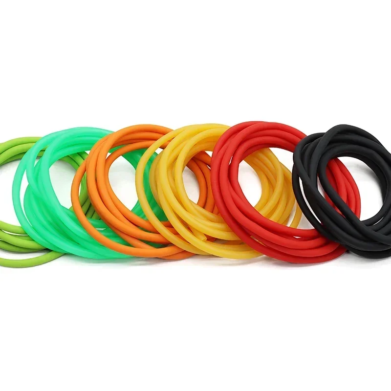 Nature Latex rubber hose Color IDxOD 1.6~10mm High Resilient Surgical Medical Tube Slingshot Catapult Elastic Band