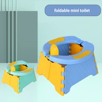 Children's Emergency Folding Micro Toilet Portable Children's Travel Toilet Leak-proof No-Clean Outing and Travel Potty 1