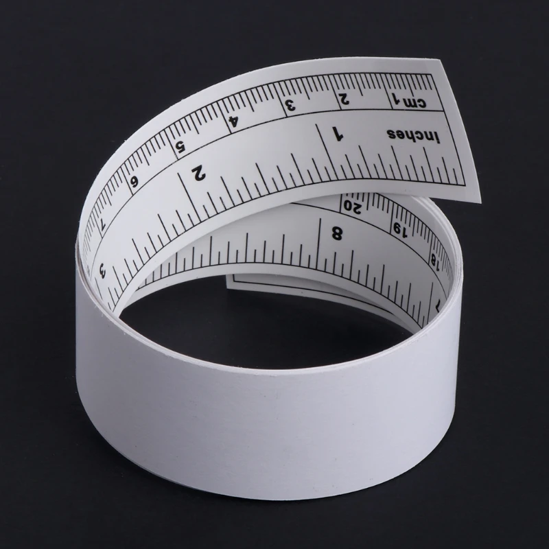 

co530 Double Scale on Workbench Ruler Sticky Tape Measure for Work Sewing