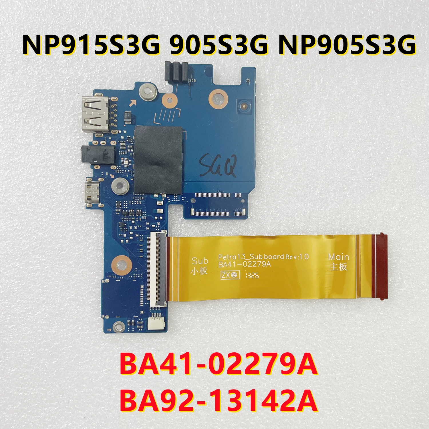 

BA41-02279A BA92-13142A для Samsung NP915S3G 905S3G NP905S3G Кнопка питания аудио USB мини HDMI Плата спикер сенсорная панель