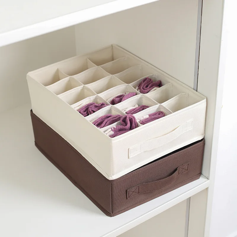 Socks Underwear Organizer Storage Box Washable Odorless Storage Box Drawer Organizer For Lingerie Bras Socks Leggings Organizers 3