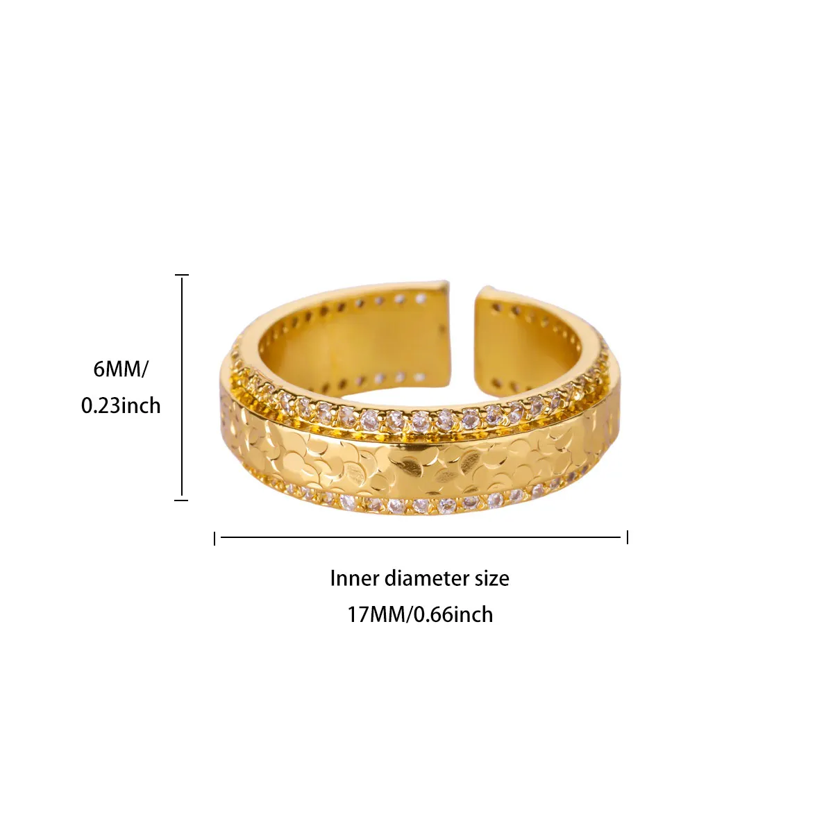 Geometric Rings Gold Frames For Women