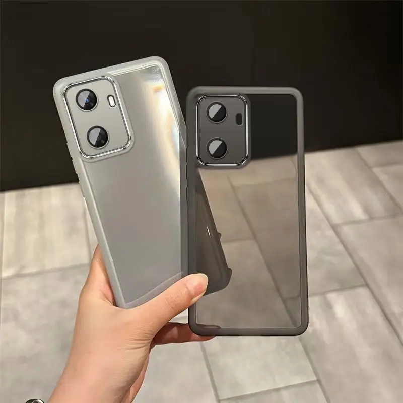 Shookproof Plating Silicone Back Phone Case Cover