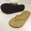 Women Flat Flip-flops Slippers Comfortable Non-slip Sandals Bamboo Rattan Flip Flop Home Bathroom Fashion Slippers Zapatos 5