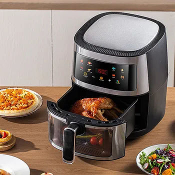 10L Stainless Steel Large-Capacity Air Fryer For Household 5