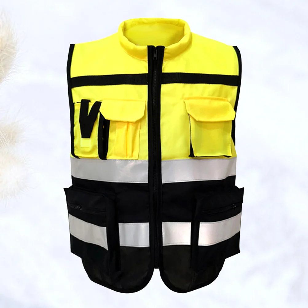 

Reflective Running Vest Bike Skewer Spring Color Matching Vests Safety Traffic Night Protection