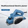 Woodworking Electric Planer 220V Electric Planer Household Small Carving And Slotting Portable Universal Handheld Planer 500W 2