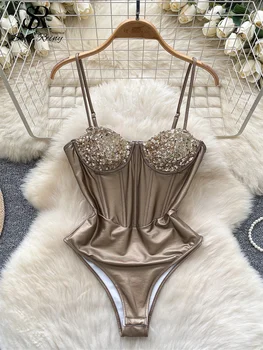 Shiny Sequins Corset