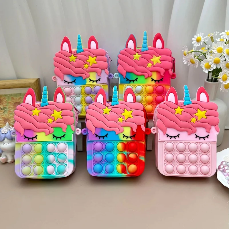 نمط جديد ماوس بايونير حقيبة الأميرة محفظة نسائية للعملات المعدنية سيليكون حقيبة كروسبودي للبالغين والأطفال الإجهاد الإغاثة لطيف لعبة الكرتون با