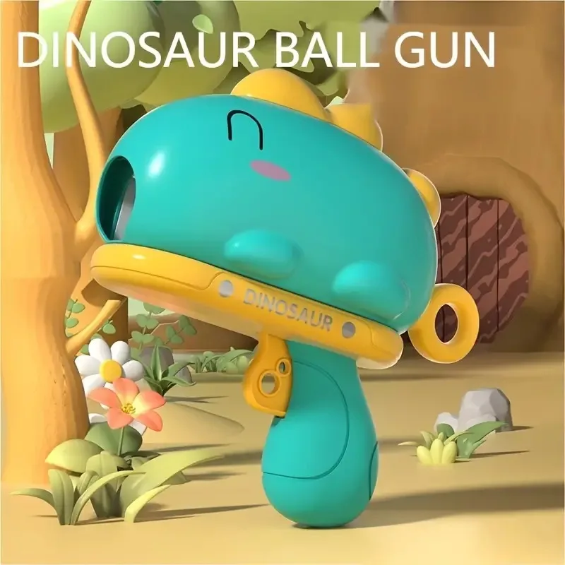 

Children's Dinosaur Ball Gun Cartoon Burst Bullet Shooting With Target Outdoor Interactive Game Soft Bullet Gun Toy Battle