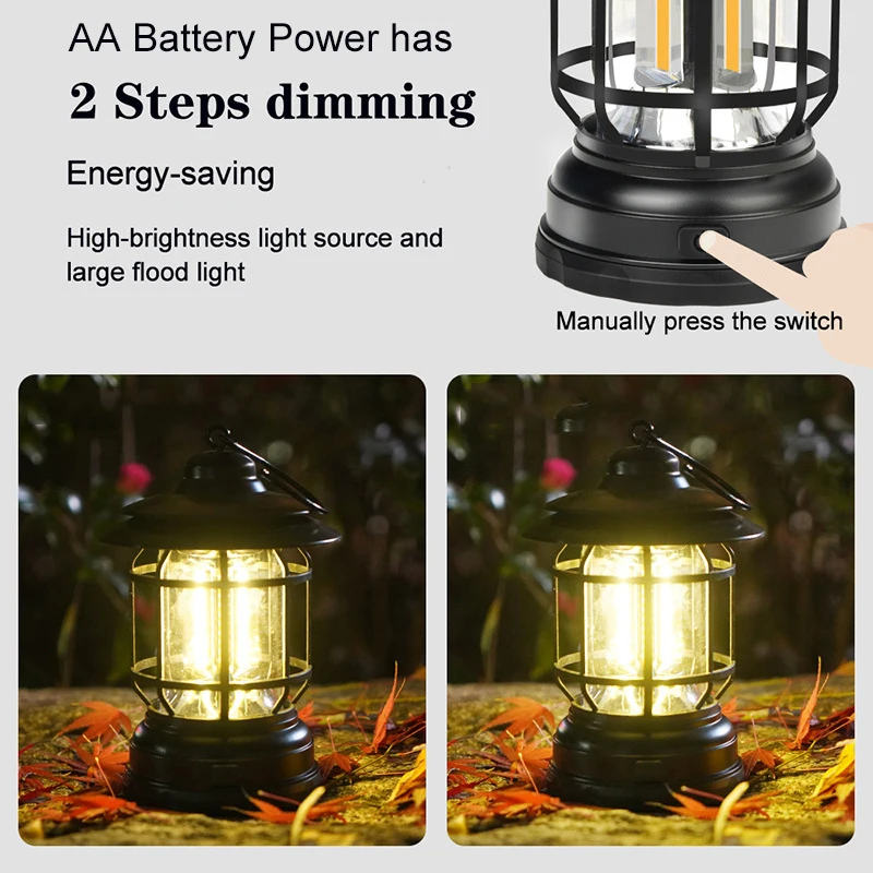 Portable Retro Camping Lamp – KawayMigi