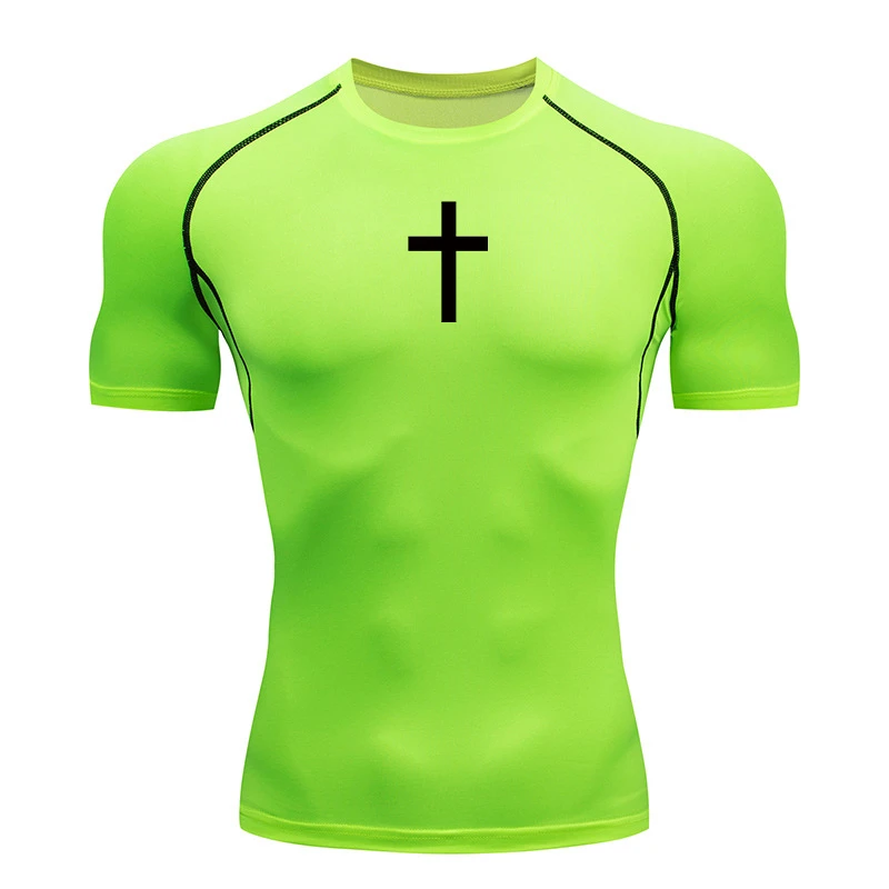 Christian Athletic Quick-Dry Compression Workout Tee