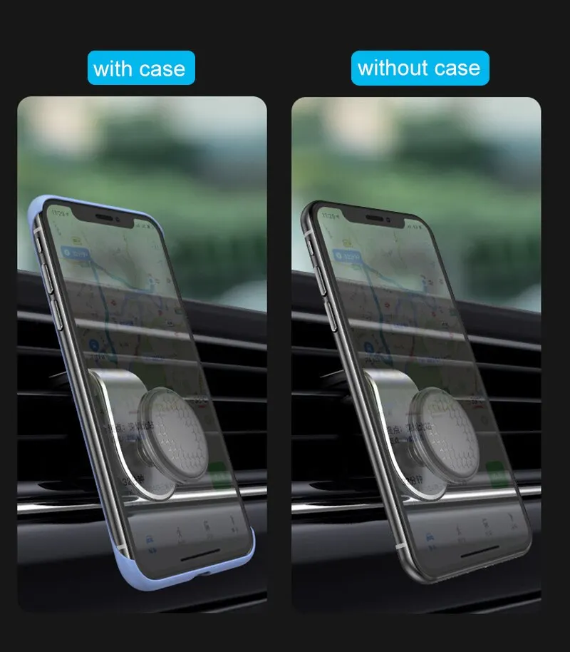 Magnetic Car Phone Holder Stand Air Vent Magnet Car Mount GPS Smartphone Mobile Support
