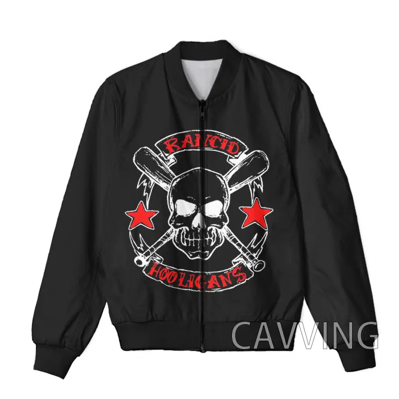 CAVVING 3D Printed  Rancid Band  Zipper Bomber Jackets Men Overcoat Mens Coat Zip Up Jackets for Women/Men 5