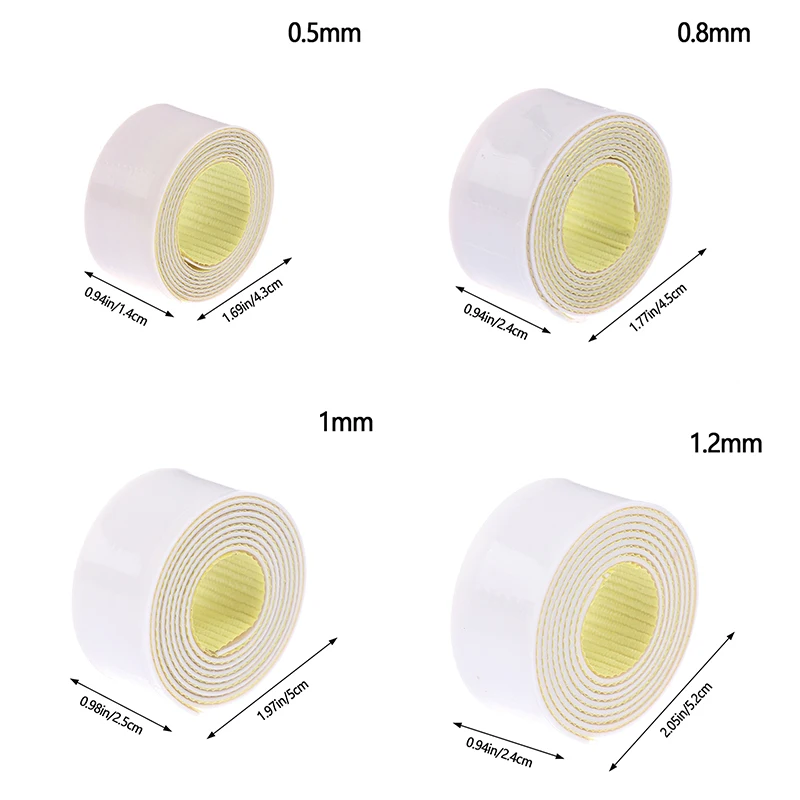 Adhesive Teflon Sticker For Steel Presser Foot Sewing Machine Accessories 0.5MM 0.8MM 1.0MM 1.2MM 1Pc