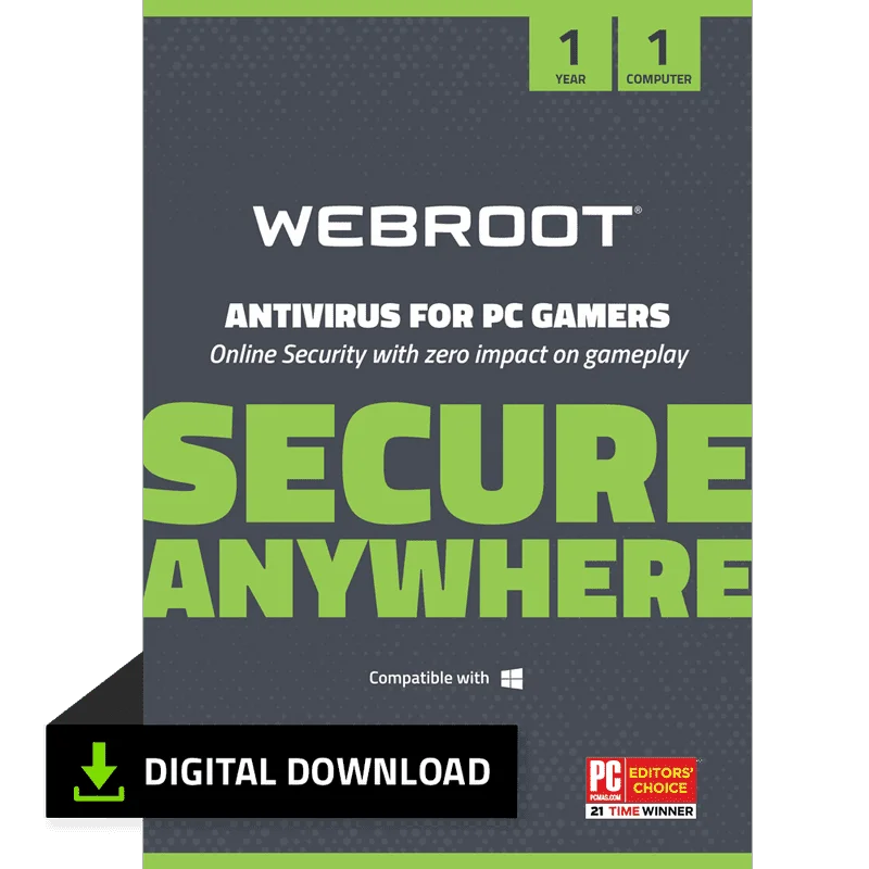 

for PC Gamers, 1 Devices, 1 Year Subscription – Windows/MacOS [Digital Download] Coin card tarjetas inteligentes Nfc sticker N