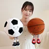 Cute Creative Football Plush Toy Kawaii Basketball Plushie Doll Pillow Car Home Decoration Gift For Kids 5