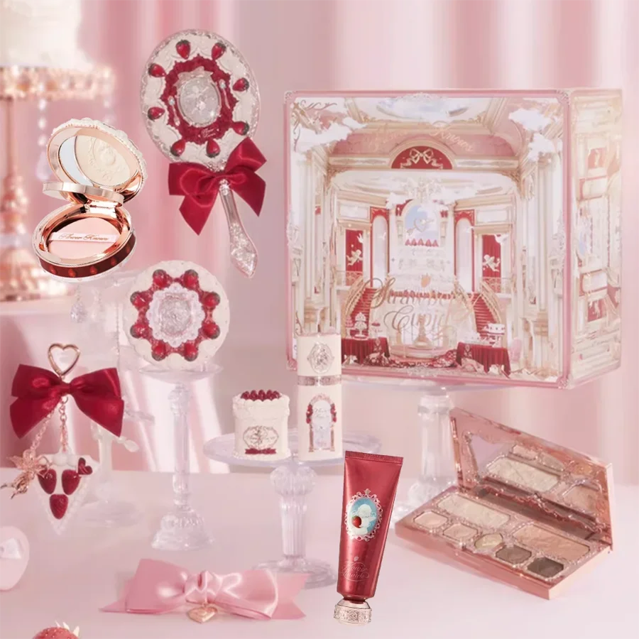 Flower Knows Strawberry Cupid Collection Make Up Sets Cosmetics Full Set Palette Pressed Powder Blush Lipstick Mystery Box 2