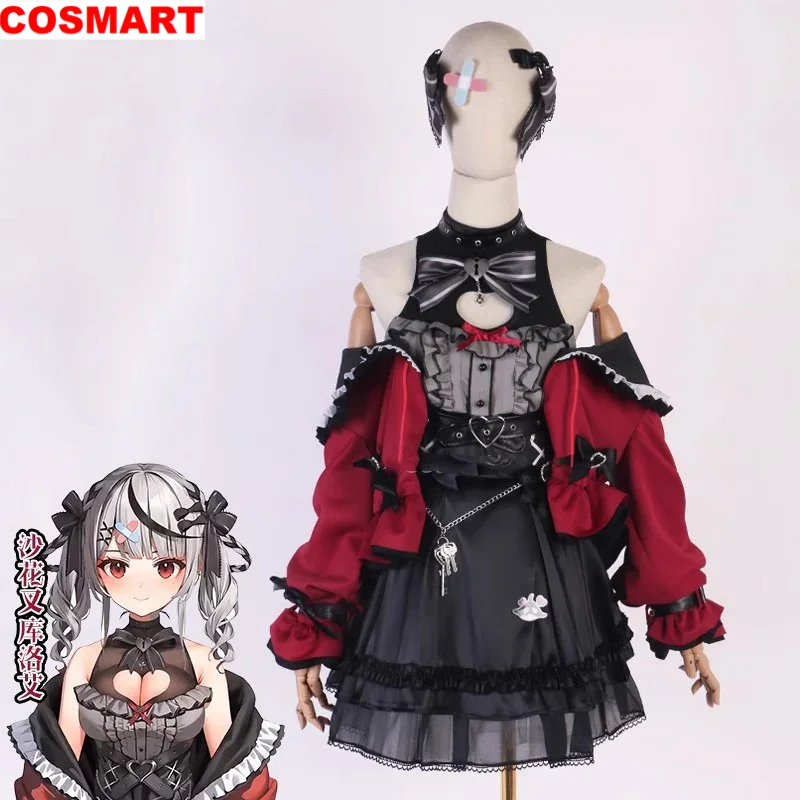 

COSMART Vtuber Hololive Sakamata Chloe Game Suit Sexy Dress Uniform Cosplay Costume Halloween Party Role Play Outfit Women