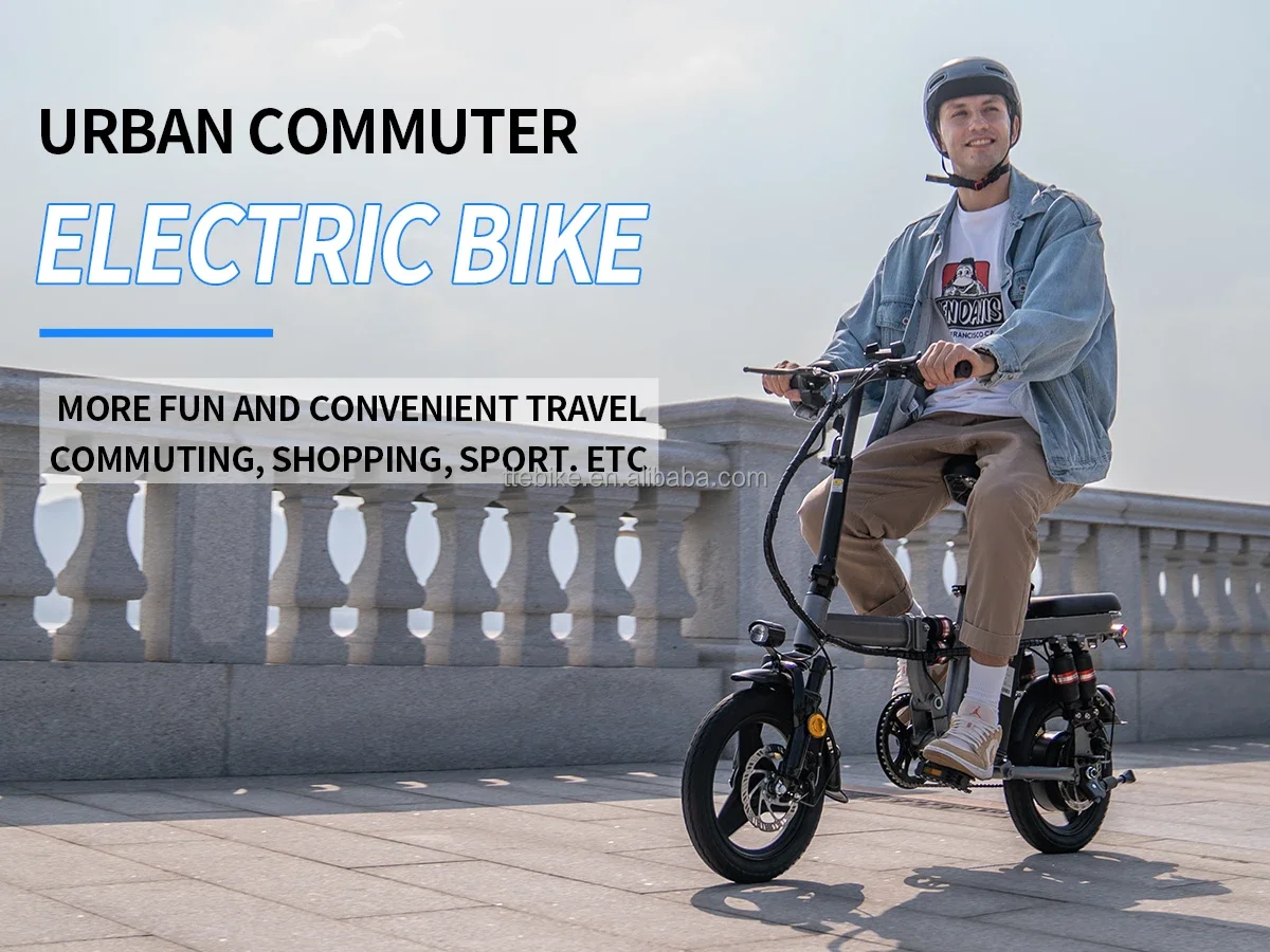 Discover the Folding Electric Bike F12 with 48V 15Ah battery, 500W motor, and 14-inch fat tires. Free shipping from Electric Bikes and Accessories.