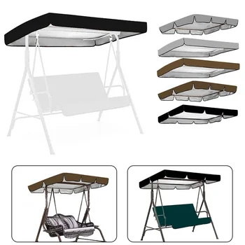 Outdoor Canopy Roof Cover Replacement Swing Chair Cover For Seat 2/3 Seater Garden Canopy Roof Shade Camping Supplies