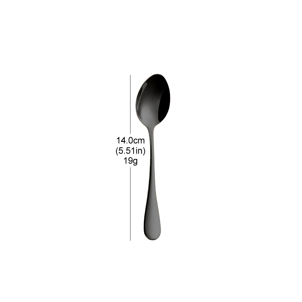 Set di 20 cucchiai a forma di cuore in acciaio inox oro rosa per caffè, dessert e tè, ideali per zucchero, mescolare, gelato e torta, 12,7 cm