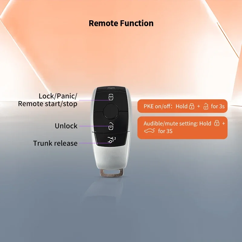 이지가드 세미 플러그 앤 플레이 차량 알람 시스템 벤츠 C 클래스 W205 (15-18년식) / GLC SUV X253 (16-19년식) / S 클래스 W222 (14-17년식) 키리스 엔트리 지원