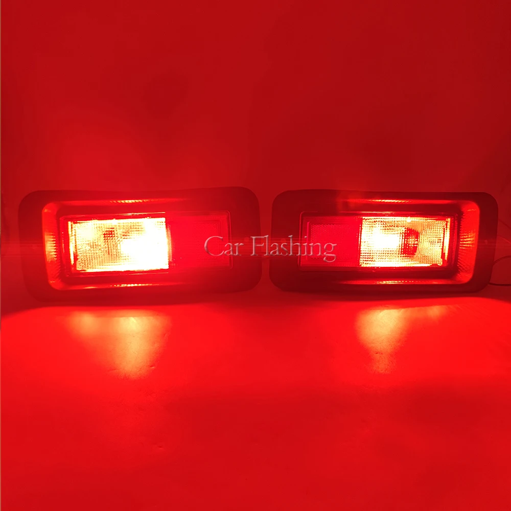 Rear Bumper Fog Light & Reflector Set For Mitsubishi Montero Pajero Sport 1996-2011 – Pair Left & Right