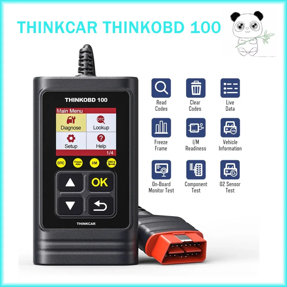 

Thinkcar THINKOBD 100 OBD2 Scanner Obdii Diagnostic Tool Auto Scan tool Automotive Diagnosis Pk Elm327 CR3001 CR319