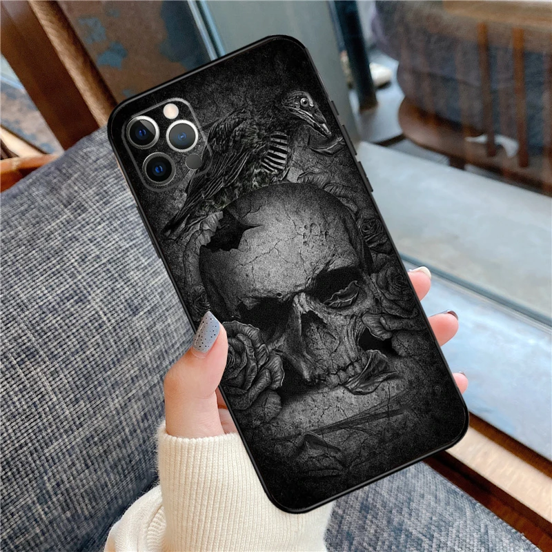 Gothic Fashion Skull Phone Case Cover