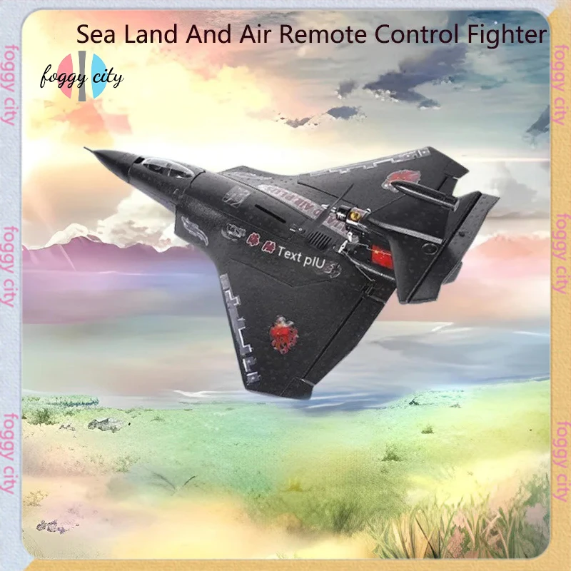 

Sea Land And Air Plus Remote-controlled Aircraft Model Epp Material Waterproof Automatic Return Controllable Led Light Toy Gift