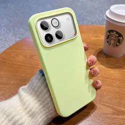 Stylish Silicone Solid Color Case with Matte Textured Shock - Absorbing Bumper for Honor Win (Yellow)