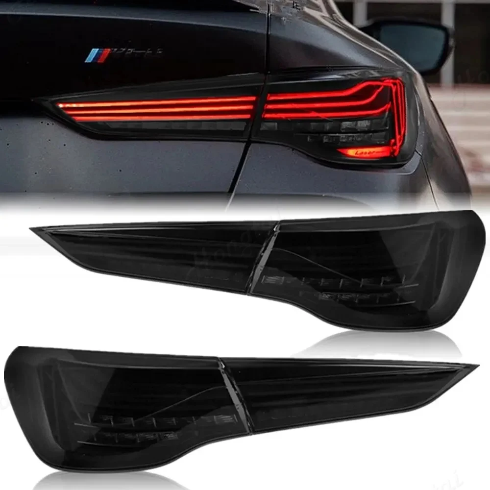 

Taillight Assembly LED Dynamic Tail Light For 2020 2021 2022-2023 BMW 4 Series G22 G23 G26 G82 M4 CSL brake light，backup light