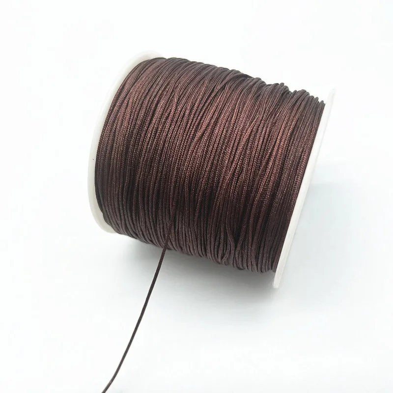 10Meters/lot 1.0mm Nylon Cord Thread Chinese Knot Macrame Cord Bracelet Braided String DIY Beading Thread nylon cord macrame cord