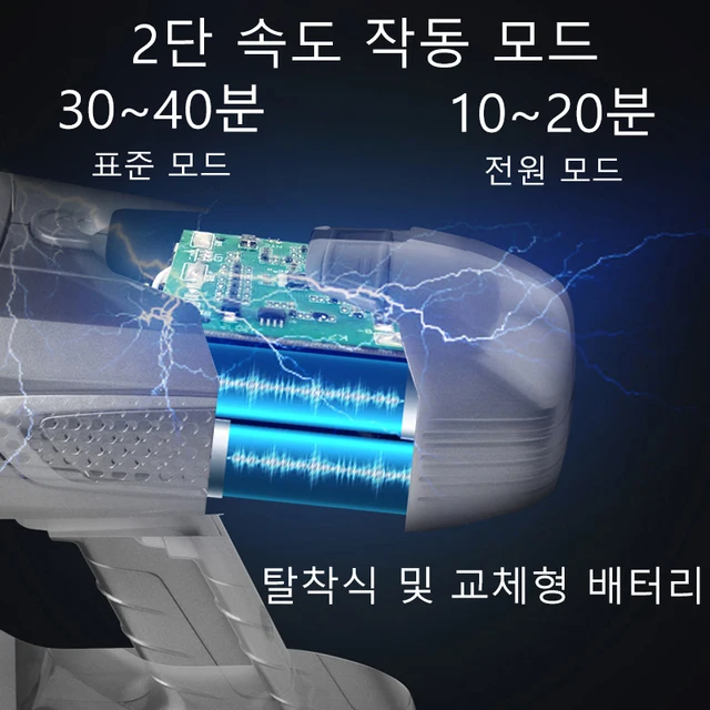 IDEACH 무선 핸드헬드 진공 청소기 - 강력한 성능과 편리한 사용성