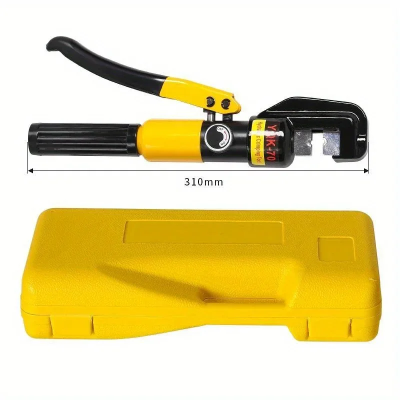 4-70mm² Hydraulic Crimping Pliers YQK-70 Pressure 10T Home Hydraulic Tools Hydraulic Pliers DIY Cable Terminal Crimping Pliers 6
