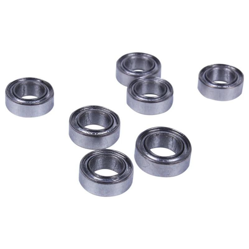 

20Pcs Miniature Rubber Sealed Metal Shielded Metric Radial Ball Bearing, MR126 ZZ 6 X 12 X 4Mm & MR74-ZZ 4 X 7 X 2.5Mm