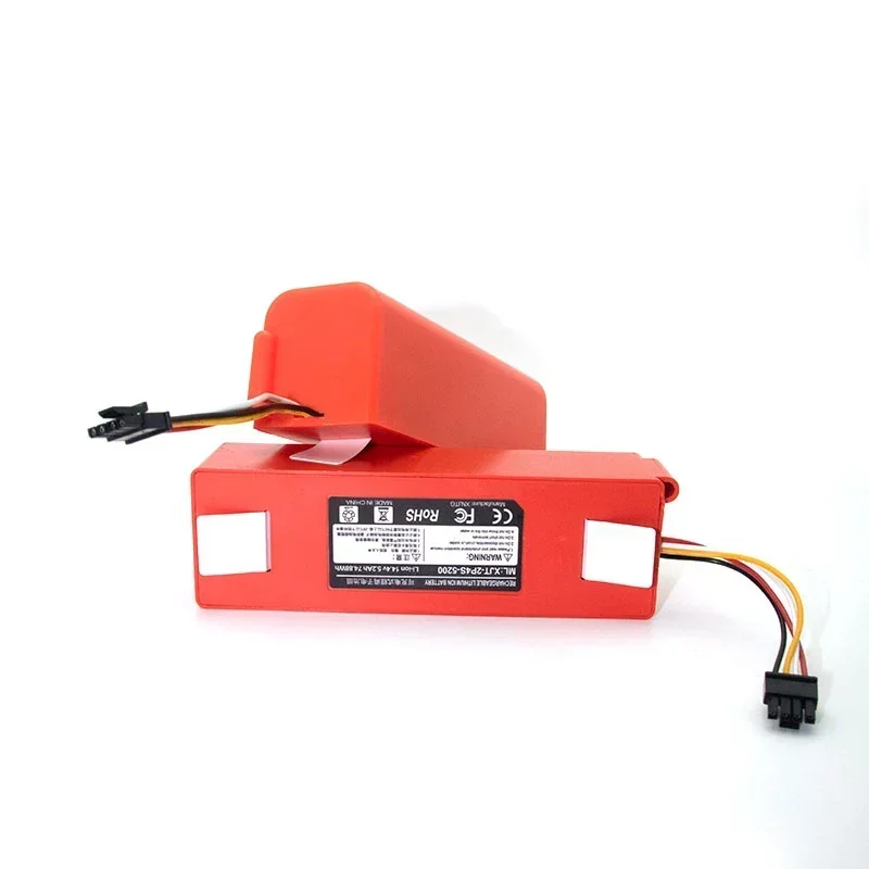 Original Replacement Battery BRR-2P4S-5200D XIAOMI 1S 1ST Roborock SDJQR01RR Sweeping Mopping Robot Vacuum Cleaner 6500mAh power tool battery rechargeable battery vacuum cleaner battery battery replacement
