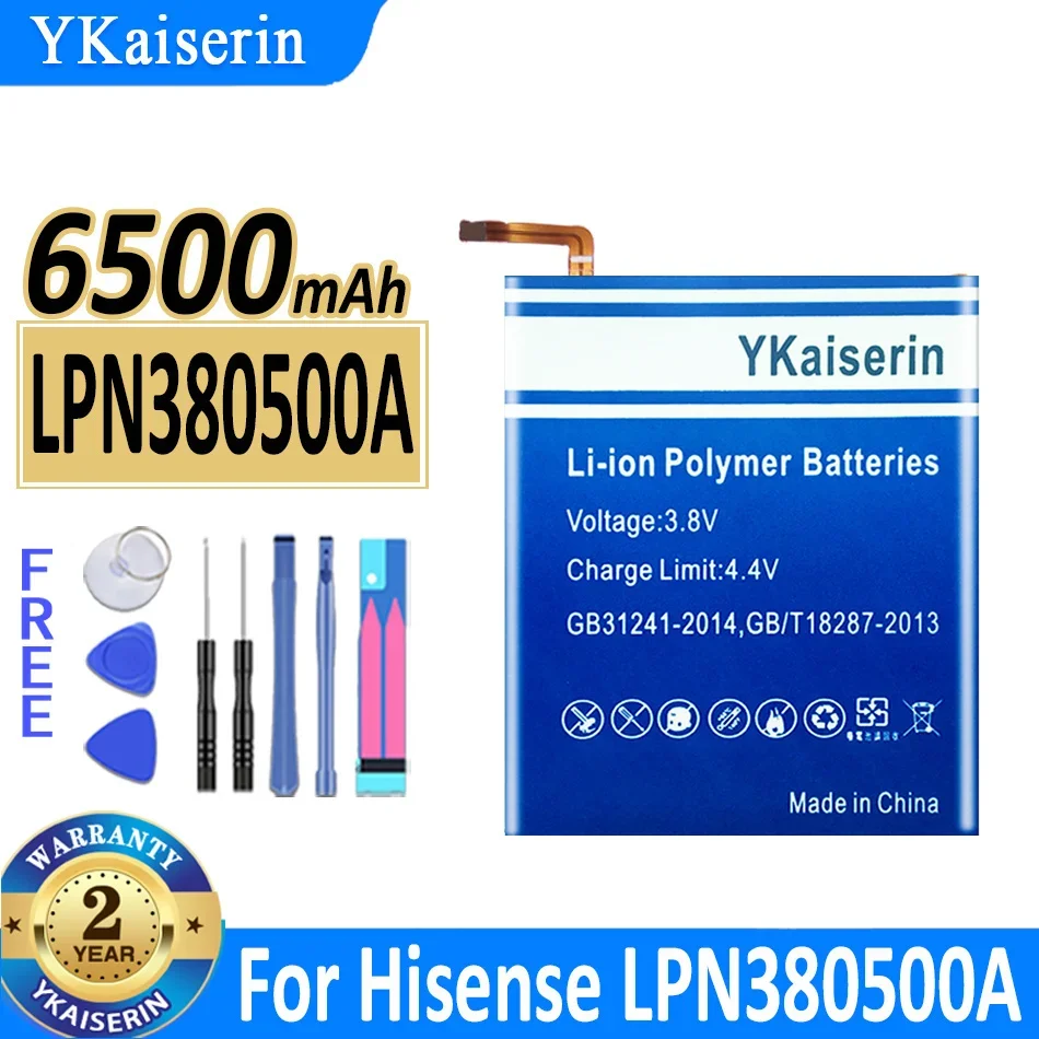 

6500mAh YKaiserin Battery For Hisense LPN380500A Mobile Phone Batteries